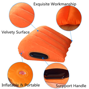 Sex Toys Pillow Wedge Positioning Cushion Triangle Sex Pillow Misstu Sex Furniture Inflatable Ramp for Couples Deeper Penetration Women Men Relaxation